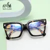Nuevas Gafas de Lectura Elegantes con Montura de PC para Mujeres, Gafas de Lectura de Montura Grande con Filtro de Luz Azul para Hombres y Personas Mayores, Venta al por Mayor