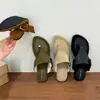 Sandalias Chanclas estilo Chanel de camelia 2026 nueva primavera lindas perezosas chanclas versátiles vacaciones playa chanclas