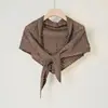 Bufanda Triangular de Lana Tejida para Primavera y Verano Chal para Habitación con Aire Acondicionado Top Protector del Viento Bufanda Exterior Bufanda para el Cuello Turbante de Doble Propósito