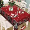 Toalha de mesa de Natal exclusiva e mais vendida, com estampa de alta definição, tema de bico-de-papagaio, para decoração festiva, adequada para uso doméstico