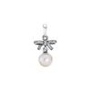 Pulsera de Moda Serie Magnolia Copo de Nieve Brillante Plata Esterlina S925 Cuentas Colgantes Accesorios DIY