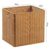 Cesta de almacenamiento de armario nórdico, caja de almacenamiento tejida, cesta organizadora simple para sala de estar, tejido de imitación de ratán