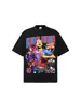 Camiseta de Algodão Puro Estilo Ronaldinho 2026 Transfronteiriça para Homens, Gola Redonda Retro Americana, Ombros Caídos, Caimento Solto, Camiseta Masculina Versátil de Manga Curta