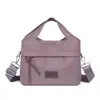 Bolsa de Mão Multicamadas Leve de Grande Capacidade para Comércio Exterior Novo Estilo Simples Versátil Casual Bolsa de Ombro Bolsa Transversal Feminina