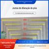 Fabricante de Placa de Cobertura Personalizada para Juntas de Dilatação de Piso em Metal Simples Liga de Alumínio Costura de Junta de Dilatação de Piso
