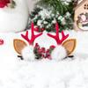 Diadema de Cuernos de Reno Navideño Pasador Diadema Hada del Bosque Popular Súper Hada Foto Foto Accesorios para el Cabello Pasador de Reno Femenino Femenino