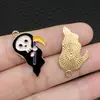 Venta Caliente Transfronteriza Personalizado Divertido Castillo del Diablo Sombrero de Bruja Colgante DIY Goteo de Aceite Aleación Joyería Accesorios Colgante Tendencia