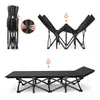 Cama de acampamento ao ar livre por atacado Cama dobrável simples Cama de acompanhamento Cama de almoço de escritório único Cama de acampamento ao ar livre