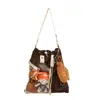 Bolsa Escolar Versátil de Grande Capacidade Moda Campus Moda Escolar Tendência Fofa Estudante Bolsa Transparente Dor Menina Desenho Animado Bolsa Diária