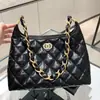 2026 Nuevo Estilo Bolso Pequeño Estilo Chanel para Axila para Mujer, Bolso de Hombro con Cadena Francesa, Bolso de Mano de Alta Gama, Bolso Grande de Capacidad para Mujer