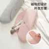 Nova Bolsa de Silicone à Prova de Poeira para Pincéis de Maquiagem Bolsa Portátil de Armazenamento de Maquiagem para Viagem Bolsa de Armazenamento para Ferramentas de Pincéis de Maquiagem Impressão de LOGOTIPO