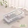 Caja de Almacenamiento Transparente para Zapatos de Hogar y Dormitorio Caja de Almacenamiento Plegable con Marco de Acero Caja de Almacenamiento Debajo de la Cama Caja de Zapatos para Dormitorio