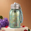 Caneca Térmica Mini de Titânio Puro da Moda de Fábrica Cordão Portátil Caneca Térmica de Titânio Puro Presente Gravação Pequena Capacidade Caneca de Titânio Puro