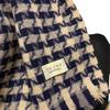 Bufanda de Houndstooth Peck para Mujer Otoño e Invierno Estilo Coreano Moda Versátil Bufanda Chal para Estudiante Doble Propósito Cálida para el Cuello Atmósfera