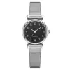 Popular reloj de pulsera redondo pequeño de estilo coreano simple para mujer, elegante y retro europeo y americano de moda para estudiantes de secundaria