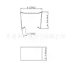 Abrazadera de Acero para Transformador Er11.5 Abrazadera de Acero de Fondo Plano Er11.5 Pinza de Hierro Clip