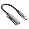 Cable Adaptador OTG Tipo-C a USB Convertidor Cable de Conversión para Teléfono Móvil y Disco U Transmisión de Datos Núcleo de Cobre Alta Velocidad