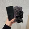 Pulsera de Bufanda de Seda de Alta Gama Galvanizada Adecuada para Iphone16Pro Max Apple 17 Funda para Teléfono Móvil 15/14 Estilo Nicho