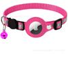 Collar Reflectante para Mascotas con Airtag Anti-Pérdida Collar con Campana para Perros de Raza Pequeña