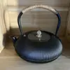 Sala de Modelos Casa de Té Estante Antiguo Juego de Té Decoración Suave Estilo Chino Nuevo Tetera Pequeña Creativa Olla de Hierro Fundido Adornos para Sala de Té