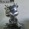 Acero Inoxidable Acabado Espejo Escultura de Gato Adorno Paisajismo de Jardín Comunidad Oficina de Ventas al Aire Libre Arte Decorativo de Lujo Ligero