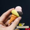 Ímãs de Geladeira de Comida Simulada, Adesivos Magnéticos de Pão e Vinho Tinto, Ímãs de Brinquedo de Comida Sorvete e Panela Quente Estéreo 3D, Ímãs de Decoração para Casa