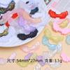 Alas de ángel de fantasía infantiles hechas a mano diy pegamento crema funda para teléfono tocado horquilla joyería accesorios de resina al por mayor