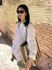 Camisa Blanca Estilo Song Huiqiao para Mujer Verano Protección Solar 2025 Nueva Manga Larga Textura Delgada Camisa Mediana y Larga