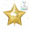Novo Balão de Alumínio Fosco Coração Pêssego Estrela de Cinco Pontas Flutuante de 30 polegadas para Decoração de Proposta e Festa de Aniversário