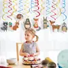 Colgante Espiral Xl119 PVC Tema Bosque Indio Colgante Fiesta Banner Espirales Metálicos Fiesta