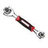Llave de hueso de perro, llave giratoria multi-cabeza, herramienta de reparación de automóviles, multi-especificación, nueva herramienta universal multifuncional