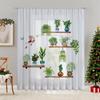 1 peça nova tela de janela de planta de flor colorida impressão digital 3D decoração quarto sala de estar direto da fábrica desgaste mastro janela
