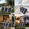 Panel solar 75W portátil para exteriores sistema de almacenamiento de energía solar set inversor 4000W controlador
