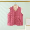 Chaleco con Forro Polar para Mujer para Otoño e Invierno, Engrosado y Cálido, Chaleco de Capa Interior, Ropa para Madres, Chaqueta sin Mangas de Talla Grande