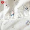 Camada dupla Fio Único Produto Classe A Materno e Infantil Fio de Algodão Chapéu de Cama Peça Única Nua Sono Respirável Pele-amigável Capa de Cama Macia Lençol Fronha