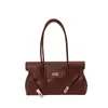 Estilo retrô de alta qualidade japonês e coreano outono 2026 novo feminino bolsa de ombro de grande capacidade nicho para o dia a dia bolsa de axila platina