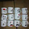 Caneca de cerâmica para presente de publicidade caneca de cerâmica caneca de 11oz padrão de logotipo caneca de cerâmica de comércio exterior