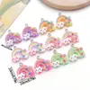 Colgante de Resina de Dibujos Animados Transfronterizo Nube Arcoíris Dulce Estrella Colgante Hecho a Mano DIY Colgante para Collar Pendientes Accesorios de Joyería