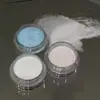 Polvo de Brillo Azul Glaciar Menta Súper Brillante de Verano, Polvo de Diamante Triturado de Caramelo de Fruta, Polvo de Azúcar, Polvo para Espolvorear para Arte de Uñas, Polvo de Brillo Color Caramelo