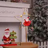 Luces Decorativas Navideñas Transfronterizas de Hierro Forjado con LEDs Nuevos, Luces de Ambiente, Luces Nocturnas de Estrella para Dormitorio, Luces de Colores