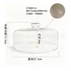Fabricantes transfronterizos de gran venta cubierta de vidrio para pastel cubierta de vidrio para pastel sin plomo grado alimenticio transparente cubierta antipolvo cubierta para pastel