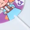 Leques Personalizados para Publicidade com Design Gratuito para Promoção Corporativa e Inscrição, Leques de Plástico Dobráveis de Desenho Animado em Vários Tamanhos, Podem Ser Impressos com Logo
