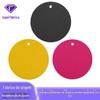 Tapete de silicone redondo personalizado em formato de favo de mel, suprimentos de cozinha, tapetes de silicone resistentes a altas temperaturas e isolados, tapetes de mesa de silicone para uso doméstico