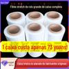 Fabricante de Filme Stretch Caixa Inteira Atacado Embalagem Rolo Grande Filme de Embalagem Stretch Embalagem Logística Industrial Filme de Embalagem para Conservação