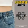 Pantalones de Botón con Cintura de Mariposa Hebilla de Ajuste de Cabeza de Pantalón Hebilla de Ajuste de Cintura de Pantalón Hebilla de Cintura Elástica Botones Fijos
