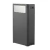 Cubo de basura de doble apertura de venta caliente transfronterizo, Cubo sanitario de gran capacidad para lugares públicos exteriores, Almacenamiento de basura de doble propósito para cocina
