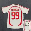 0607 retro AC Milán No. 22 Kaka camiseta de visitante Liga de Campeones Pirlo AC camiseta de fútbol de manga corta venta al por mayor transfronteriza