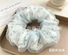 Fábrica Fonte Scrunchie Coreano de Organza Dupla Camada Gravata Criativa para Coque Scrunchie Gravata de Cabelo