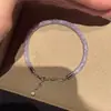 Nuevo brazalete de malla circular trenzada con circonita de diseño único, moderno y versátil para uso diario, accesorio para mujer