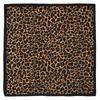 Venta al por mayor de fábrica transfronteriza pañuelo de algodón con estampado de leopardo europeo y americano para montar al aire libre, vestido, bufanda para la cara, pañuelo cuadrado multifuncional hip hop